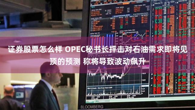 证券股票怎么样 OPEC秘书长抨击对石油需求即将见顶的预测 称将导致波动飙升