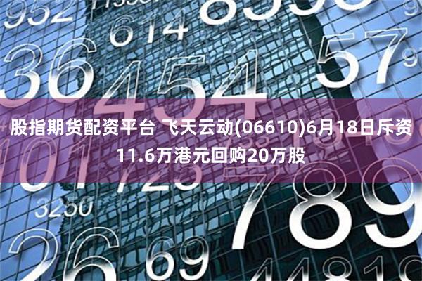股指期货配资平台 飞天云动(06610)6月18日斥资11.6万港元回购20万股