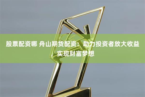 股票配资哪 舟山期货配资：助力投资者放大收益，实现财富梦想